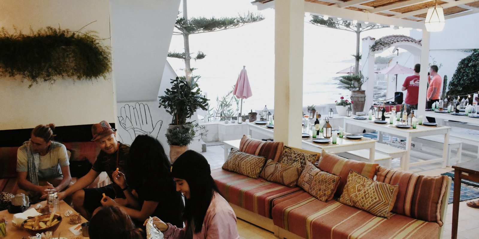 Lunch at taghazout villa
